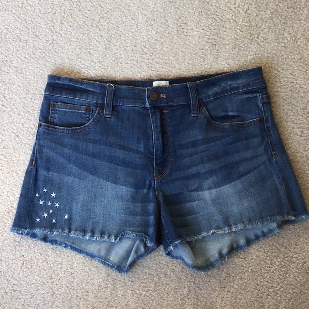 Women’s Denim Cutoff Shorts - Blue